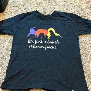 Girl black hocus pocus tee.